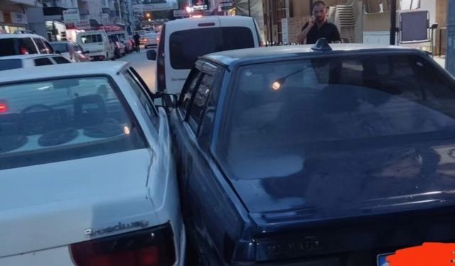 İlçede küçük çaplı trafik kazası