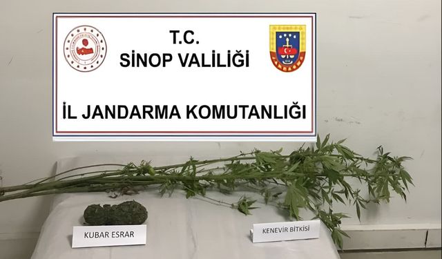 Sinop’ta çok miktarda narkotik madde ele geçirildi