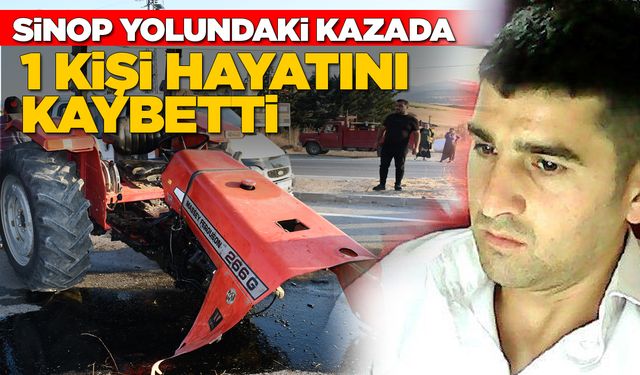 Traktör ile kamyonet çarpıştı: 1 ölü, 3 yaralı