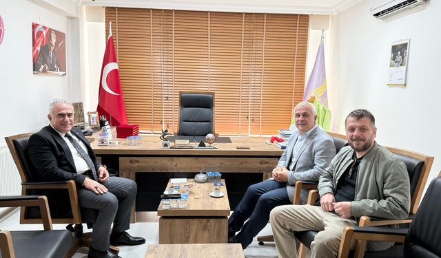 Sinop eski İl Emniyet Müdürü Çetiner'den Esnaf Odası'na ziyaret