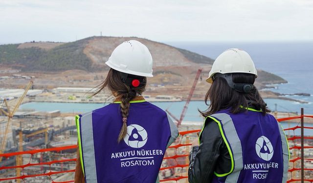 Sinop Üniversitesi öğrencileri Akkuyu Nükleer Santral projesini inceledi