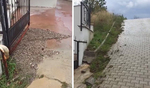Sinop’ta aşınan yola onarım talebi