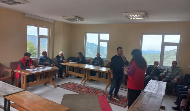 Çiftçi toplantısı yapıldı