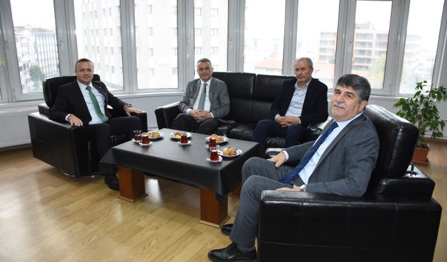 İlkadım Belediye Başkanı Kurnaz AA Samsun Bölge Müdürlüğünü ziyaret etti