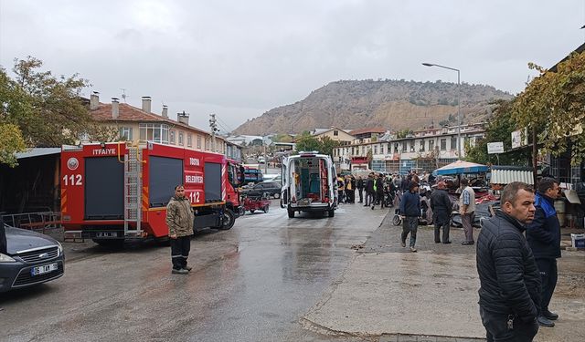 İş yerinde yangın: 2 yaralı