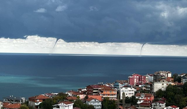 Karadeniz açıklarında hortum oluştu