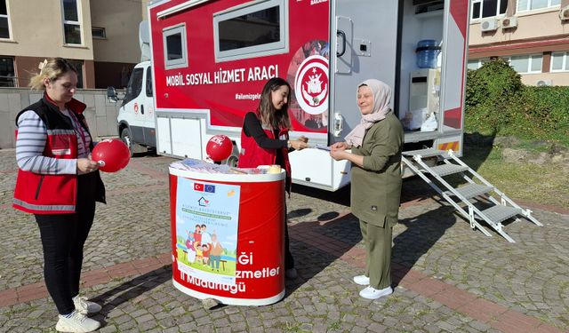 Sinop'ta Mobil Sosyal Hizmet Aracı faaliyete başladı