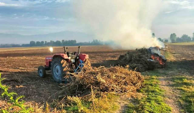 Anız yakana hapis ve para cezası var