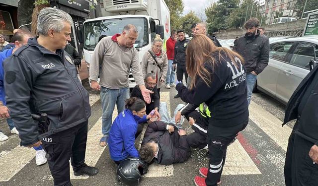 Liseli genç kazada yaralandı