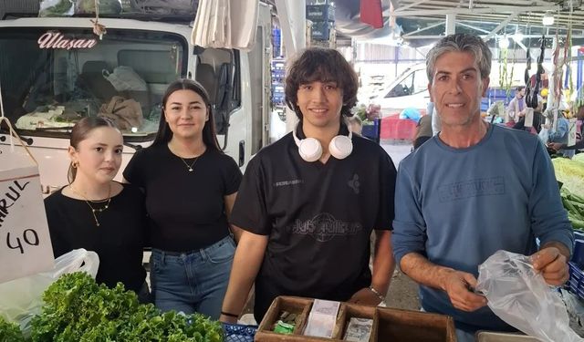 Sinop pazarında sürpriz görüntü