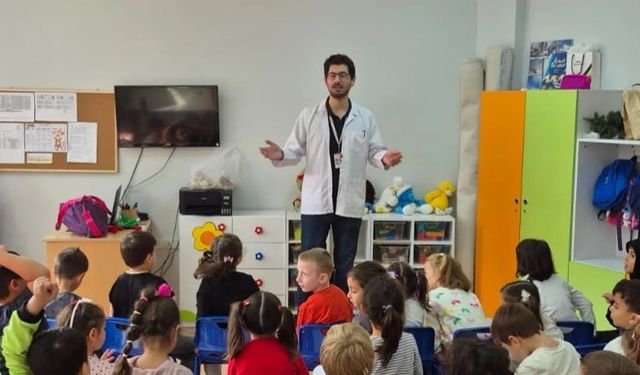 Sinop’ta anaokullu miniklere sağlıklı yaşam eğitimi