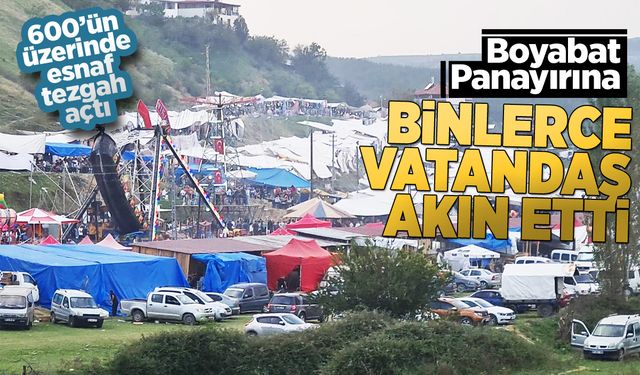 Boyabat Panayırına hafta sonu rekor katılım