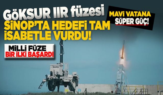 Sinop açıklarında tarihi başarı!