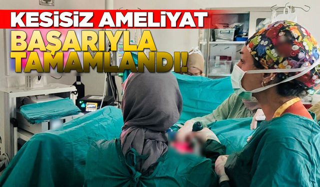 Sinop’ta V-NOTES ameliyatı başarıyla uygulandı