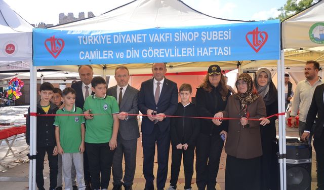 Sinop İl Müftülüğünün Kitap Fuarı kapılarını açtı