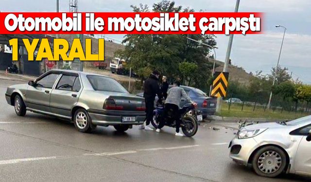 Sanayi kavşağında kaza: 1 yaralı
