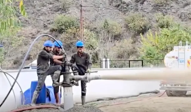 İlçede su sıkıntısı için üçüncü sondaj devrede!