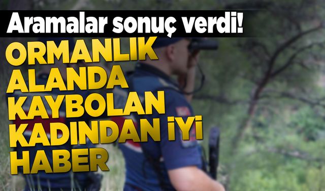 Ormanda kaybolan 67 yaşındaki kadın bulundu