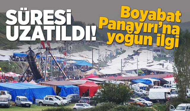 Boyabat Panayırı uzatıldı