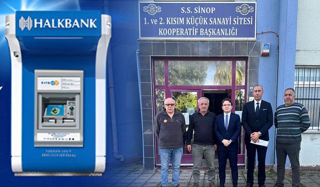 Küçük Sanayi Sitesi’nde ATM sorunu çözülüyor