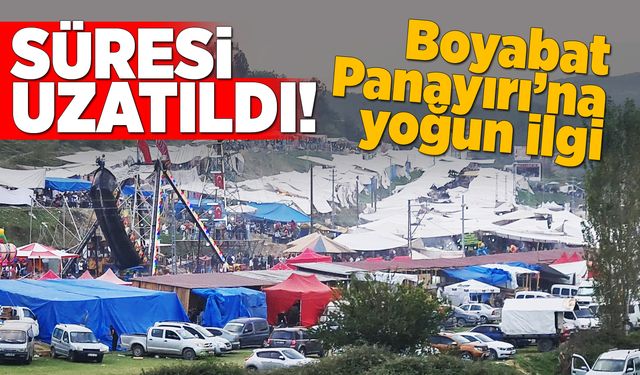 Boyabat Panayırı uzatıldı