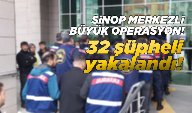 Sinop merkezli büyük bahis operasyonu!
