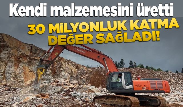 Sinop İl Özel İdaresi kendi gücünü ortaya koydu
