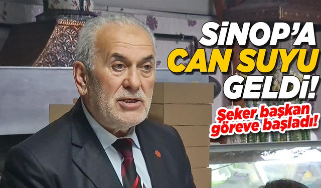 Cansuyu Derneği Sinop İl Temsilciliğine Hüseyin Şeker getirildi