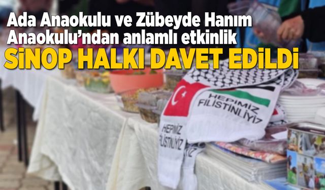 Sinop'ta Gazze İçin Seferberlik Kermesi düzenleniyor