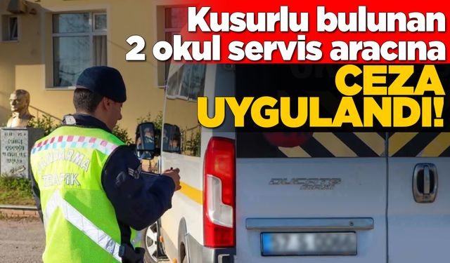 Sinop'ta öğrenci güvenliği için yoğun denetim