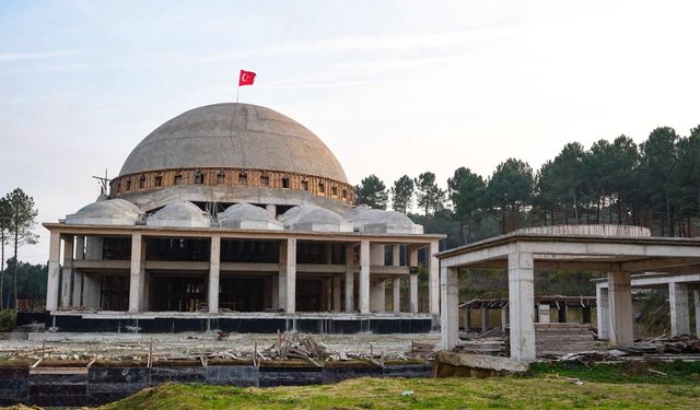 Sinop Üniversitesi Kampüs Camii inşaatı devam ediyor