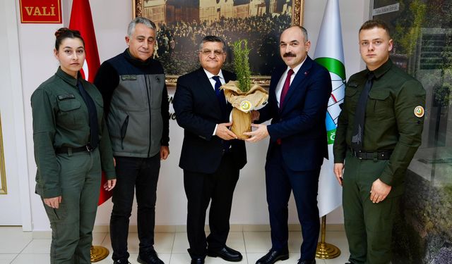 Sinop Orman Bölge Müdüründen Vali Özarslan’a anlamlı ziyaret