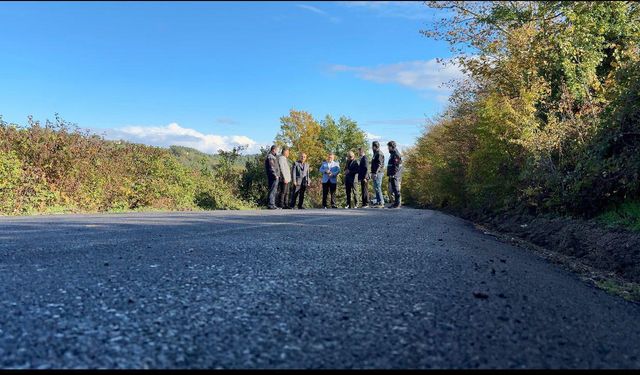 Sinop'un köy yollarında konfor artıyor