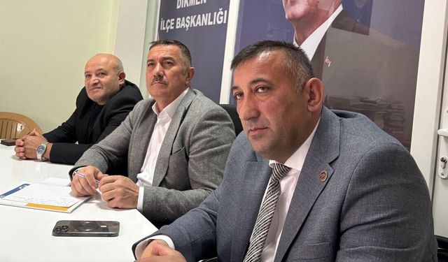 Başkan Üçüncüoğlu Dikmen’de muhtarlarla görüştü