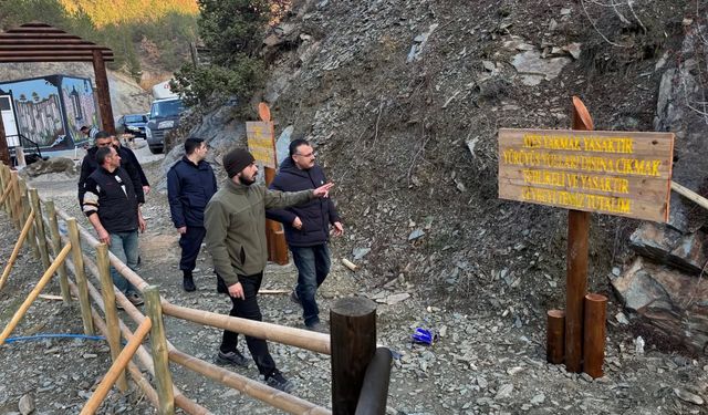 Kurusaray Bazalt Kayalıkları Tabiat Anıtı’nda inceleme yapıldı