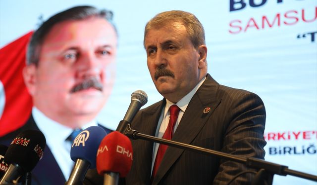 BBP Genel Başkanı Destici, Samsun'da kongreye katıldı