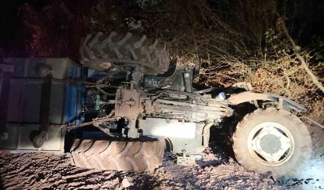 Bolu’da traktör devrildi: 2 yaralı