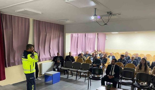 Kış tedbirleri kapsamında güvenli sürüş bilgilendirmesi