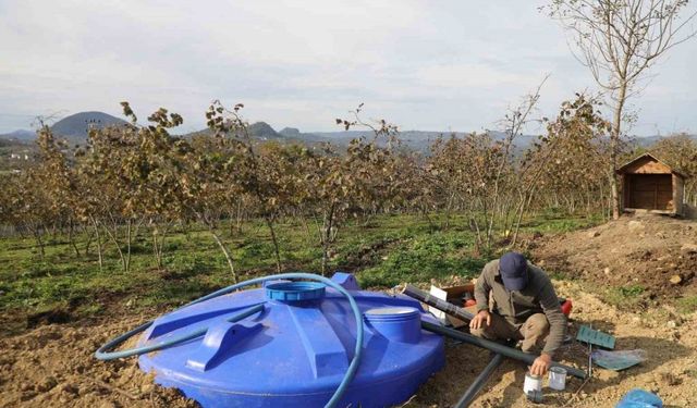 Kuraklık tehlikesine karşı damlama sistemi