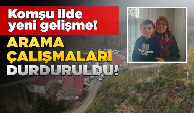 Anne ve oğlunu arama çalışmalarına sis engeli
