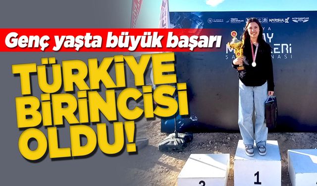 Sinop Fen Lisesi Öğrencisi Duru Efeoğlu Türkiye şampiyonu oldu