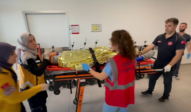 Sinop Atatürk Devlet Hastanesi’nde nefes kesen tatbikat