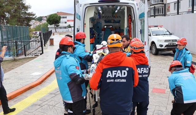 Sinop'ta Afet Farkındalık ve Tahliye Tatbikatı yapıldı