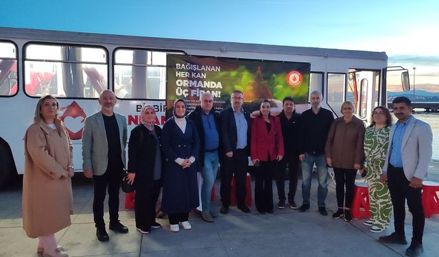 Sinop’ta AK Parti Gönüllülerinden Kızılay’a destek