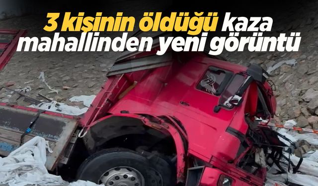 1’i bebek 3 kişinin öldüğü kazadan yeni görüntüler