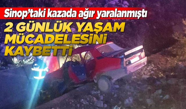 Kazada ağır yaralanan kişi hayatını kaybetti