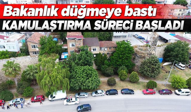 Tarihi Sinop Kalesi kalekondulardan kurtuluyor