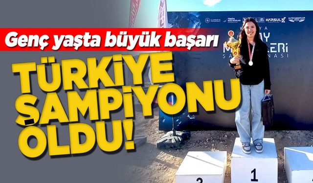 Sinop Fen Lisesi Öğrencisi Duru Efeoğlu Türkiye şampiyonu oldu