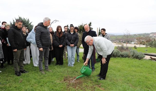 Sinop’un katma değerli tarım ürünü üniversite kampüsüne dikildi
