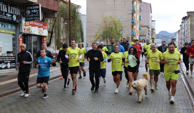 Espiye'de halk koşusu ve yürüyüş etkinliği
